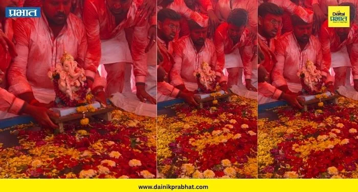 Guruji Talim Ganpati: गुरुजी तालीम गणपतीचे ५.०५ वाजता विसर्जन