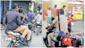 Helmet Rules: हेल्मेटसक्ती फक्त सामान्यांना? पोलिसांना नाही?