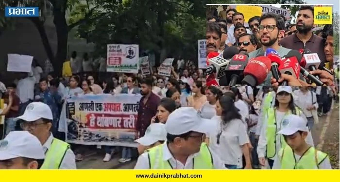 Aditya Thackeray: हिंजवडीत आयटी अभियंत्यांचा एल्गार; आदित्य ठाकरे आंदोलनात सहभागी