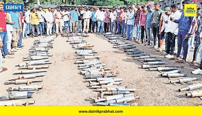 Satara: माँडिफाय सायलेन्सर बुलडोझरखाली! सातारा व कराडमध्ये वाहतूक पोलिसांची एकाचवेळी ६७७ वाहनांवर कारवाई