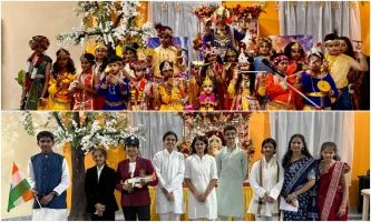 Ganeshotsav : गंगा नेब्युला सोसायटीत गणेशोत्सवाचा उत्साह; ‘गीता सार’ अन् ‘काकोरी ट्रेन ॲक्शन’ ठरले आकर्षण