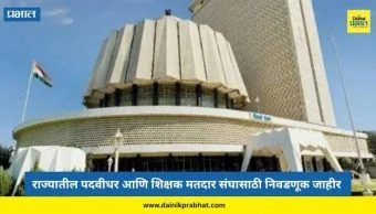 मोठी बातमी: राज्यातील पदवीधर आणि शिक्षक मतदार संघाच्या निवडणूकीची घोषणा