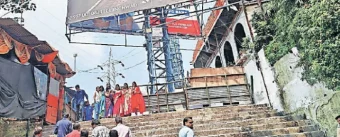 Thergaon Ghat : पालिकेची ‘जोरदार’ तयारी कागदावरच; थेरगाव विसर्जन घाटावर हौद कोरडा!