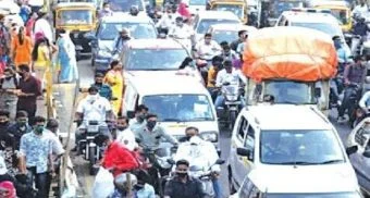 Pune District : केडगाव- चौफुला चौकात वाहतूक कोंडी