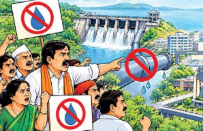 Pimpri-Chinchwad: चासकमानही हातातून जाणार? स्थानिकांचा पिंपरी-चिंचवडला पाणी देण्यास विरोध