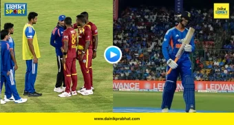 Abhishek Keemo Rivalry : हैदराबादमधील वादाची ठिणगी चिन्नास्वामीवर पेटली; अभिषेक शर्माने ठोकला षटकार, पुढच्याच चेंडूवर कीमो पॉलने घेतला बदला, पाहा VIDEO