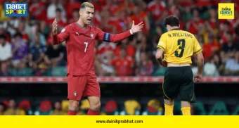 Cristiano Ronaldo Ban : स्टार फुटबॉलपटू ख्रिस्तियानो रोनाल्डोला पोर्तुगाल महासंघाचा मोठा दणका, ३० दिवसांची घातली बंदी