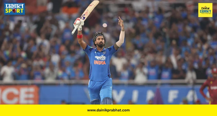 KL Rahul Century : न्यू चंदीगडमध्ये केएल राहुलच वादळ! षटकार ठोकत दमदार शतक झळकावत पाडला धावांचा पाऊस