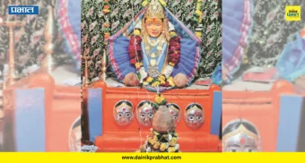 Takali Haji: श्रद्धा आणि निसर्गसौंदर्याचा सुरेख संगम! टाकळी हाजीत मळगंगा देवीच्या दर्शनासाठी भाविकांची गर्दी