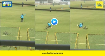 Monkey Attacks Cricketer : नागपूरच्या मैदानात मोठा थरार! वानराने महिला क्रिकेटपटूवर अचानक मारली झडप, VIDEO होतोय व्हायरल