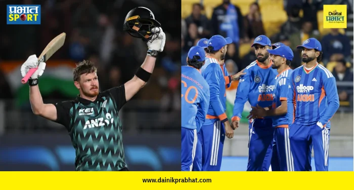 NZ Beat India : ग्लेन फिलिप्सच्या शतकी वादळात भारत गारद! ८७ धावांनी दारुणपराभव; डफीच्या ४ विकेट्सने मोडले कंबरडे