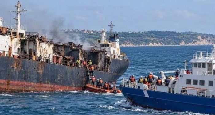 Drone attack on Bulgarian boats