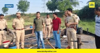 Nanded News : नांदेड पोलिसांची वाळू माफियांवर मोठी कारवाई ! 13 कोटींचे साहित्य जप्त