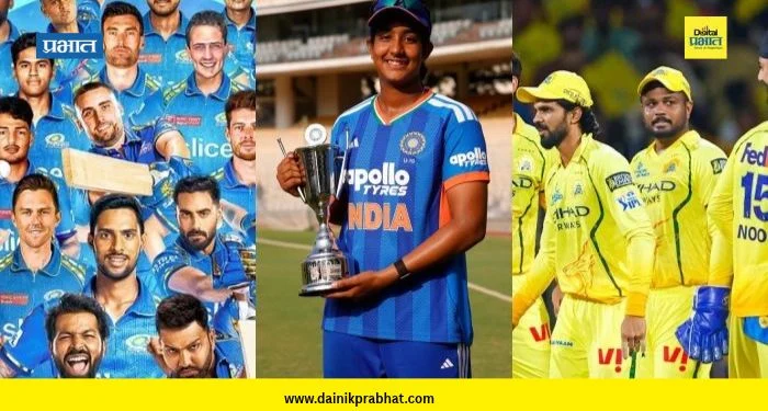Top 10 Sports News : आयपीएलच्या संघांची ब्रँड व्हॅल्यू जाहीर अन् उमा काश्वी ठरली WPLमधील सर्वात तरुण खेळाडू; जाणून घ्या क्रीडा विश्वातील घडामोडी