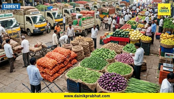 Pune Market Yard : मार्केट यार्डातील फळ, भाजीपाला, कांदा-बटाटा विभागात कामगारांची जनजागृती रॅली