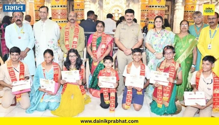 Pune News : श्री महालक्ष्मी मंदिराच्या चित्रकला स्पर्धेत आराध्य लांडे, सई लांडगे प्रथम; हजारो विद्यार्थ्यांचा सहभाग