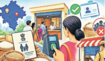 Ration Card : पिंपरी-भोसरीत ३९ हजारांहून अधिक शिधापत्रिकाधारकांची ई-केवायसी प्रलंबित