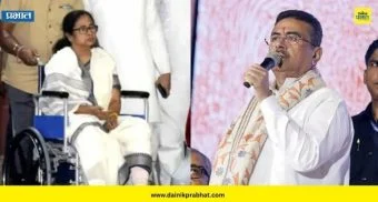 West Bengal Politics : "ममता बॅनर्जींच्या पायाची दुखापत नाटक होतं"; मुख्यमंत्री शुभेंदू अधिकाऱ्यांनी दाखवला मेडिकल रिपोर्ट, म्हणाले - सरकार चौकशी करणार