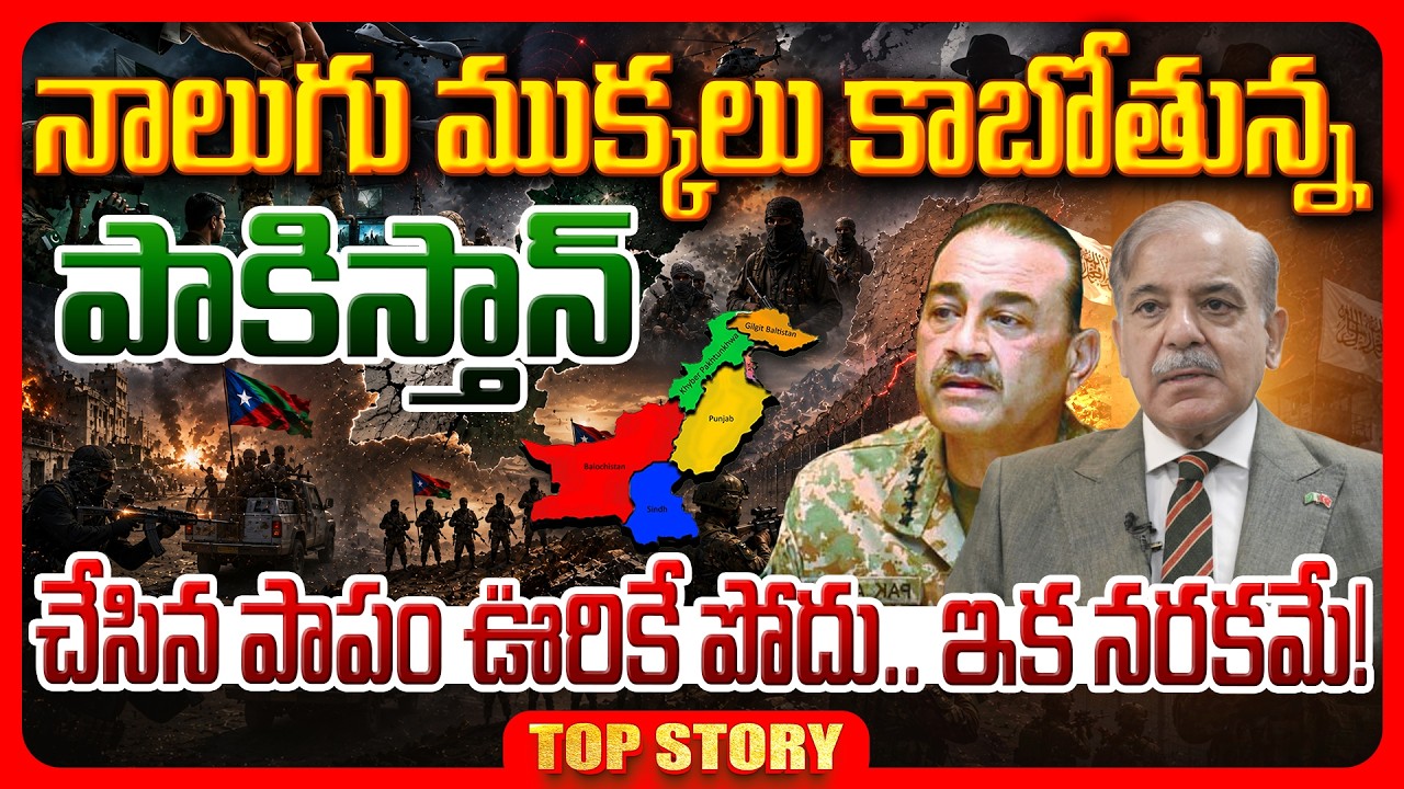 Top story: నాలుగు ముక్కలు కాబోతున్న పాకిస్తాన్.. చేసిన పాపం ఊరికే పోదు.. ఇక నరకమే!
