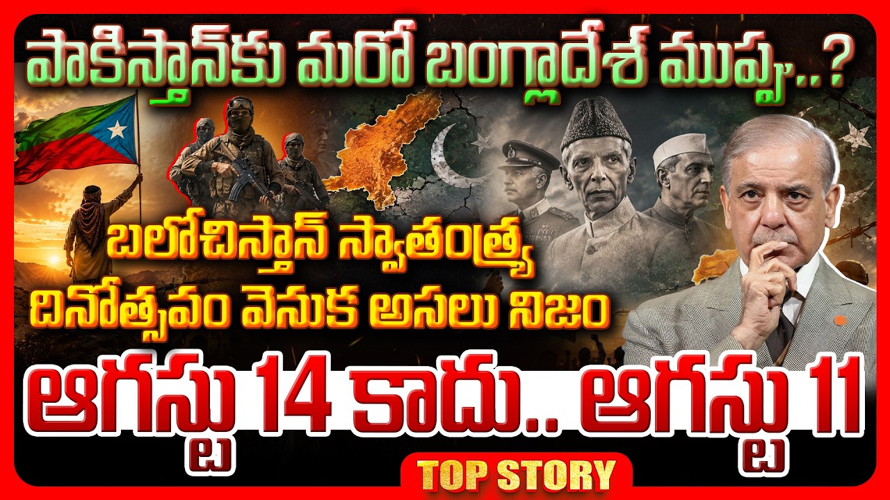 Top story: పాకిస్తాన్‌కు మరో బంగ్లాదేశ్ ముప్పు..? బలోచిస్తాన్ స్వాతంత్ర్య దినోత్సవం వెనుక అసలు నిజం ఆగస్టు 14 కాదు.. ఆగస్టు 11