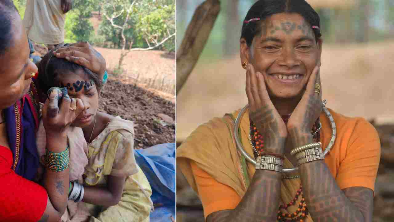 बैगा समाज की अनोखी पहचान! जानिए कैसे 32 सुइयों से शरीर पर बनता है गोदना
