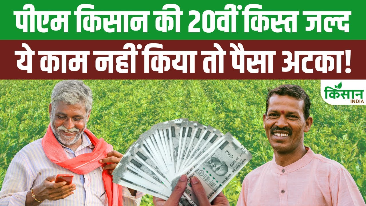 पीएम किसान की 20वीं किस्त का कर रहे हैं इंतजार, तो 31 मई से पहले कर लें ये काम