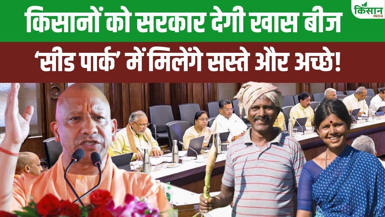 योगी सरकार का किसानों को बड़ा तोहफा, प्रदेश में बनेगा सीड पार्क