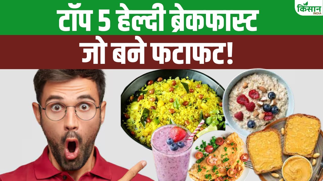 अपनी सेहत को लेकर हैं परेशान, सुबह नाश्ते में शामिल करें ये 5 हेल्दी ब्रेकफास्ट