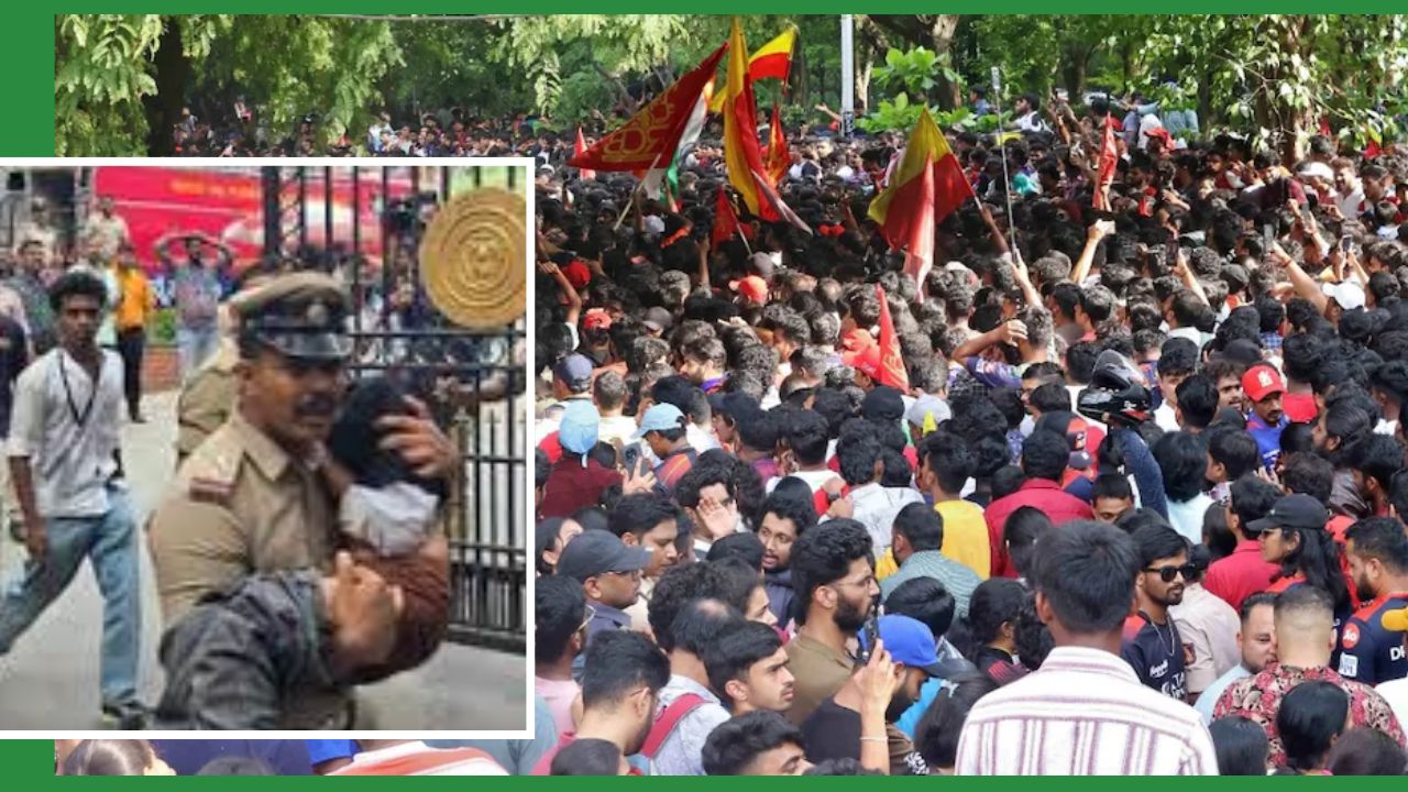 विराट कोहली की टीम RCB के जीत के जश्न में भगदड़ से 11 की मौत, बेंगलुरु में एक दूसरे पर चढ़े लोग
