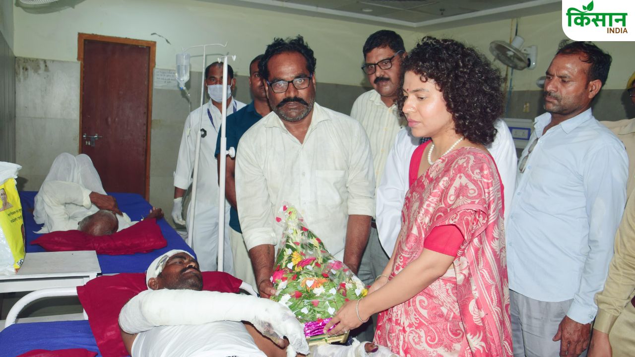 तेंदुए से भिड़े लखीमपुर के मिहीलाल, डीएम ने अस्पताल पहुंचकर बढ़ाया हौसला.. 50 हजार का ईनाम मिलेगा
