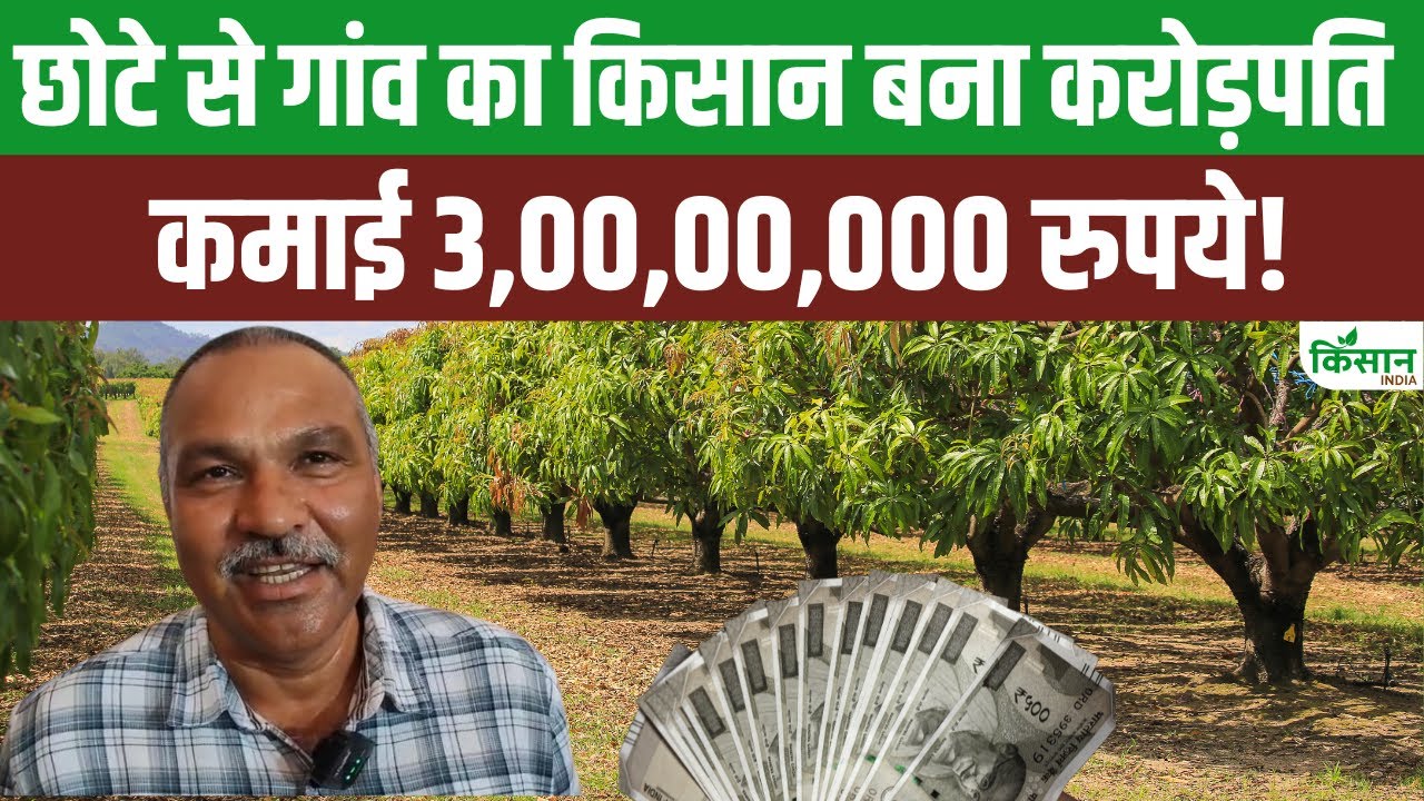 पारंपरिक खेती छोड़ शुरू की आम की खेती, सालाना कर रहे 3 करोड़ की कमाई