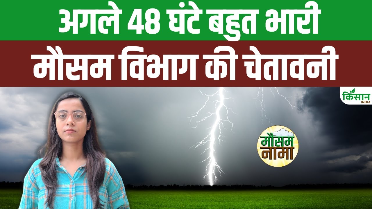 मौसम को लेकर IMD का बड़ा अपडेट, कई इलाकों में तेज बारिश का अलर्ट