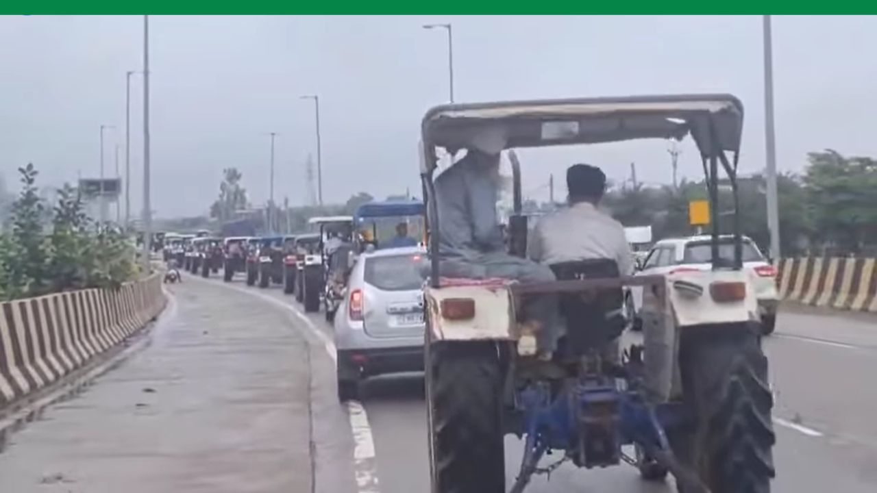 अपने हक के लिए हजारों ट्रैक्टर लेकर निकले किसान, 20 अगस्त को महारैली का ऐलान 