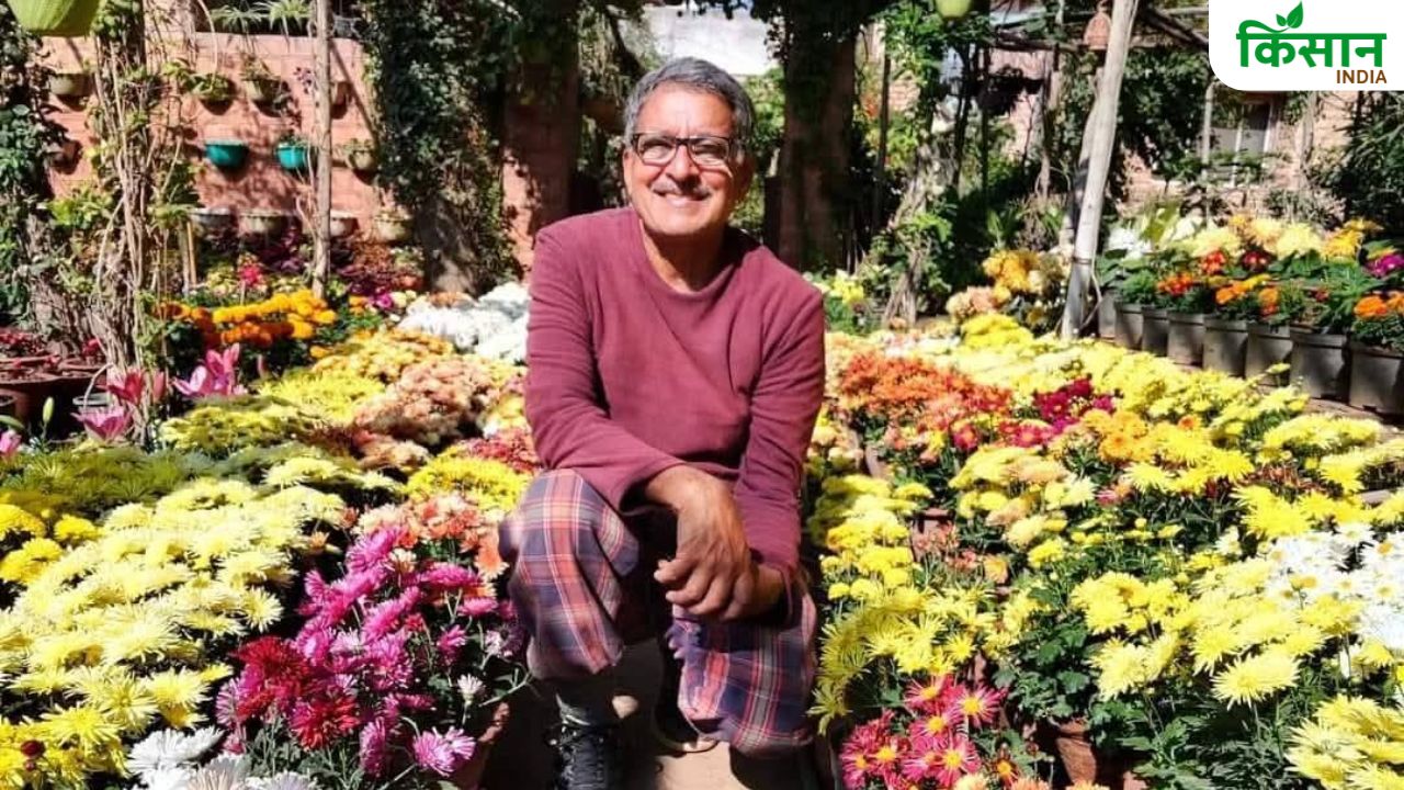 रविंद्र काबरा ने घर को देश-विदेश के फूलों से महकाया, नाम दिया ‛गोकुल द वैली ऑफ फ्लॉवर्स’