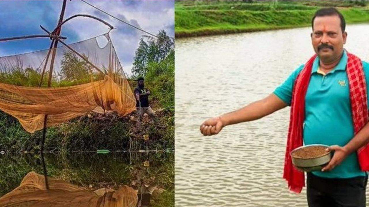 हिंसा छोड़ नक्सली ने बंदूक की जगह पकड़ा जाल तो बदल गई जिंदगी, मछली पालन से हो रही बंपर कमाई