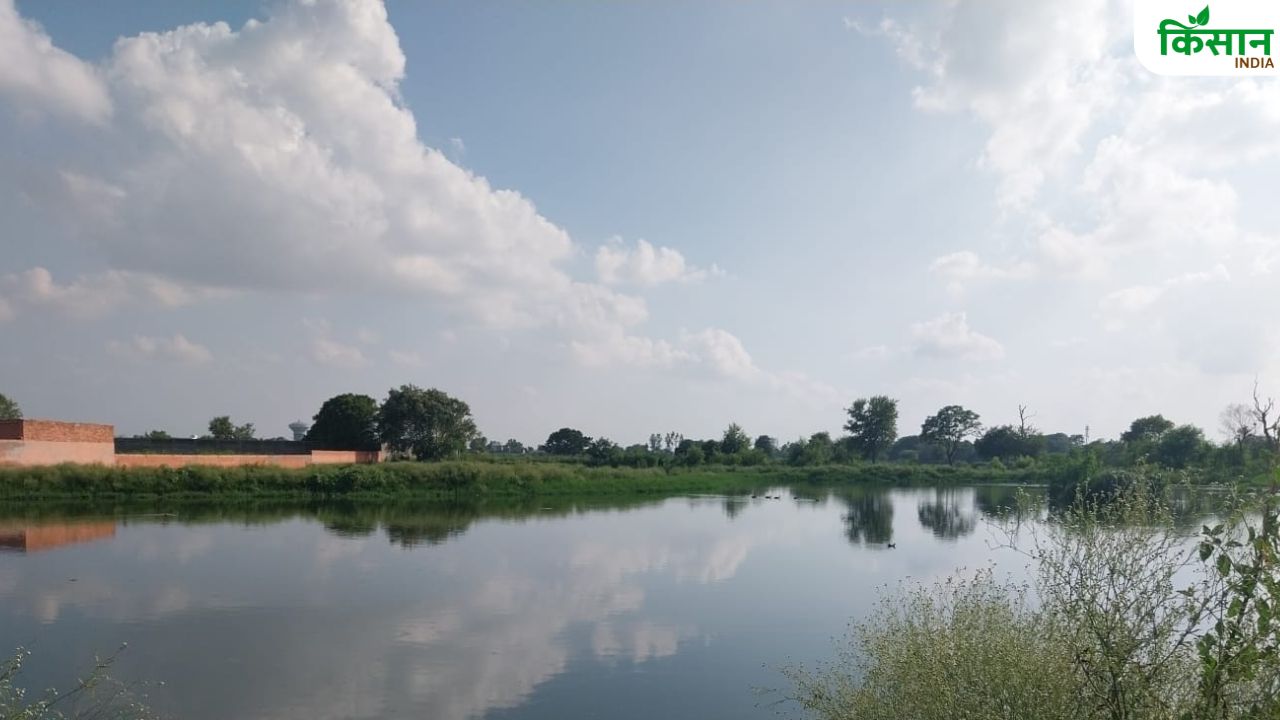 ग्रेटर नोएडा के गांवों का हो रहा सौंदर्यीकरण, साफ-सुथरे तालाब बन रहे पहचान
