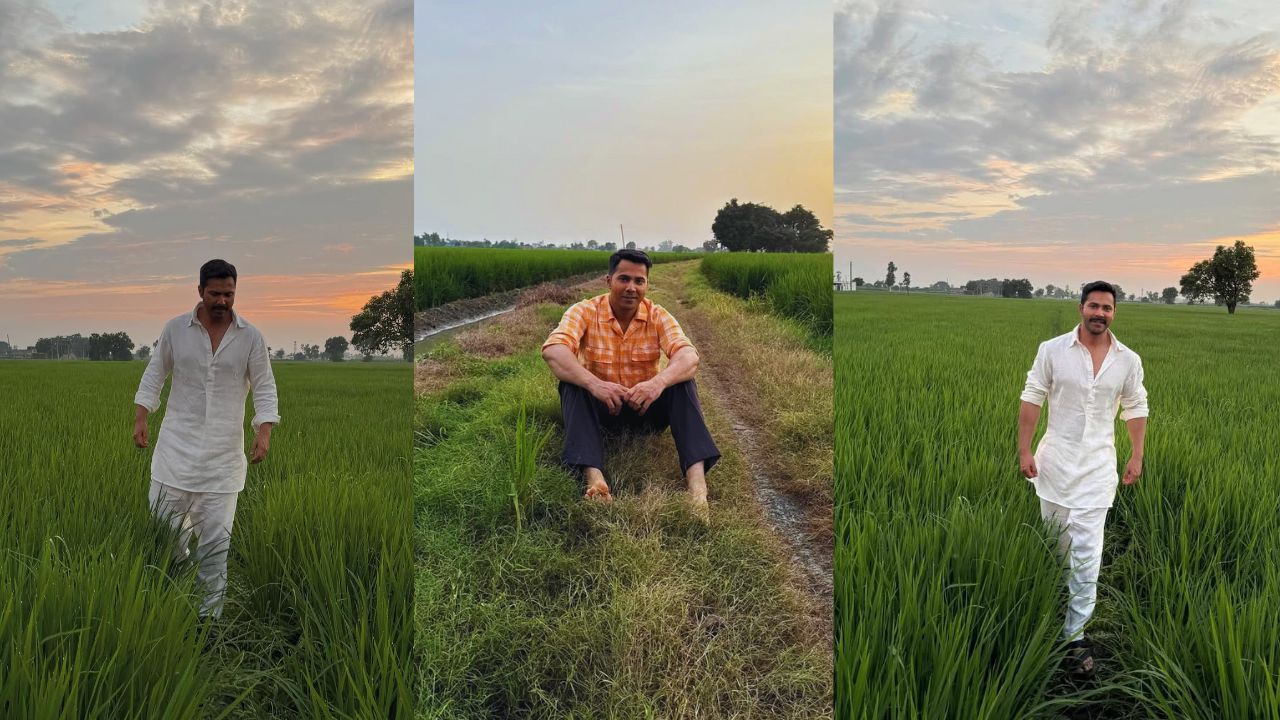 जब बॉलीवुड के देसी हीरो वरुण धवन पहुंचे पंजाब के हरे-भरे खेतों में, देखें खूबसूरत तस्वीरें!