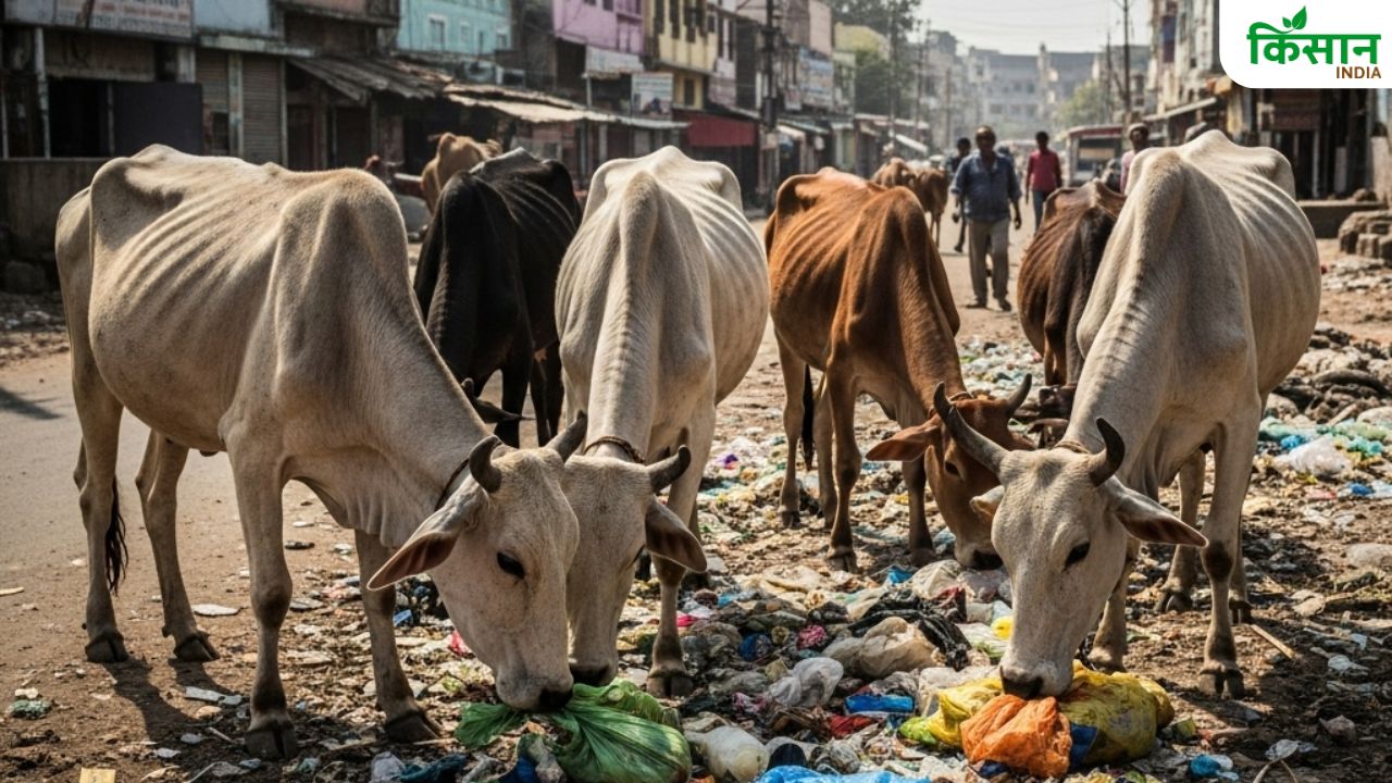 पशुओं के लिए साइलेंट किलर है पॉलीथिन, बिहार सरकार ने बचाव के लिए जारी की एडवाइजरी