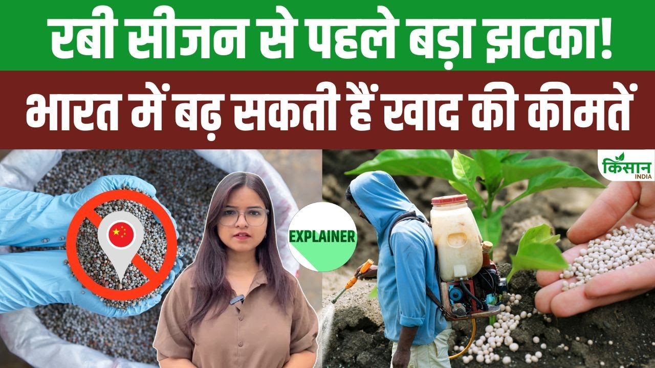 चीन ने फर्टिलाइजर एक्सपोर्ट पर लगाई रोक, कीमतों में आ सकता है 15 से 20 फीसदी का उछाल