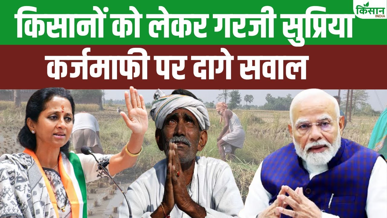 महाराष्ट्र में भारी बारिश से तबाही, कर्जमाफी पर NCP सांसद सुप्रिया सुले ने सरकार को घेरा