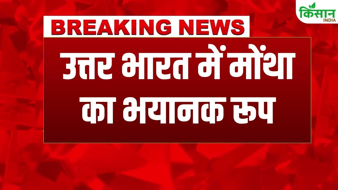 Cyclone Montha का कहर जारी, अब Delhi-NCR और UP में भारी बारिश और तेज हवाओं का अलर्ट जारी