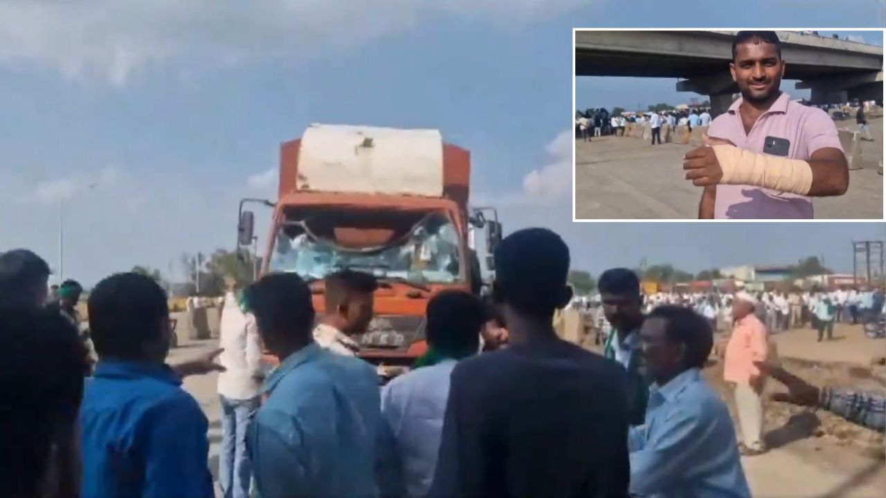 गन्ना किसान आंदोलन: सरकार से बातचीत के बीच उग्र हुए आंदोलनकारी, पथराव में कई पुलिसकर्मी घायल