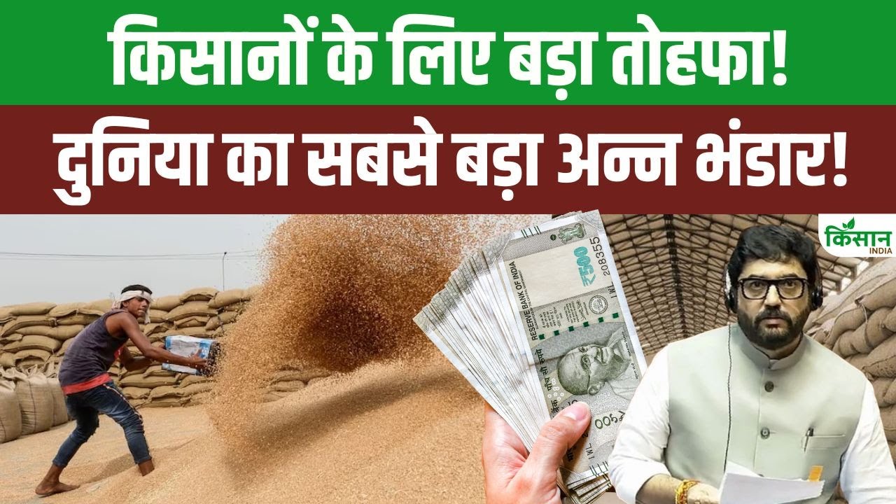 दुनिया की सबसे बड़ी अनाज भंडारण योजना शुरू, किसानों को मिलेगी सुरक्षित स्टोरेज सुविधा