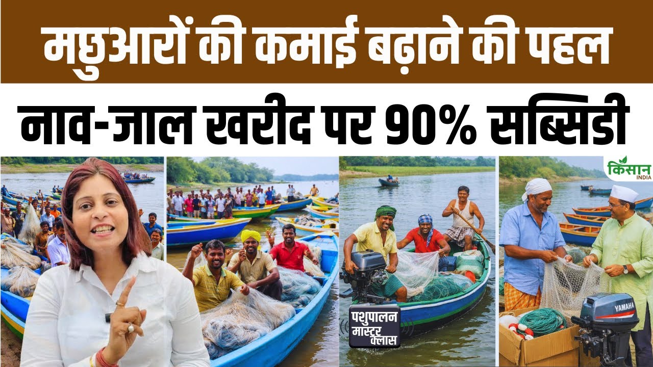 सरकार दे रही नाव-जाल पर 90 फीसदी सब्सिडी, मछुआरे ऐसे करें आवेदन और पाएं लाभ