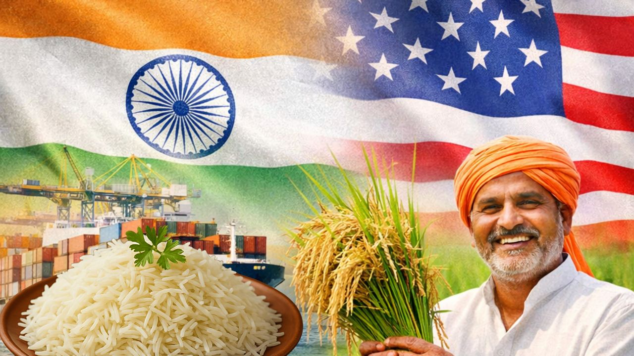 भारत का बासमती चावल अब अमेरिका में.. 5 हजार टन प्रीमियम चावल की बड़ी डील, किसानों और अर्थव्यवस्था को बड़ा फायदा