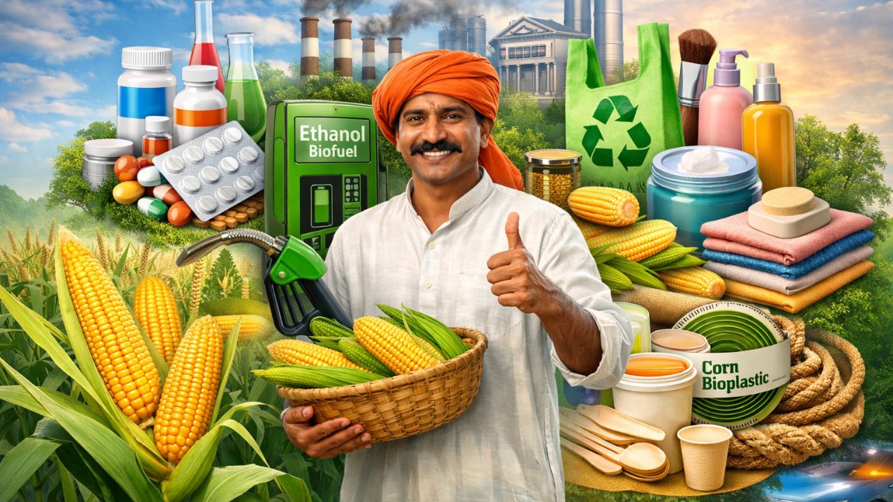 फसल नहीं, ‘मुनाफे की मशीन’ है मक्का! एक बीज से दवा, प्लास्टिक और ईंधन तक, किसानों की बदलेगी किस्मत