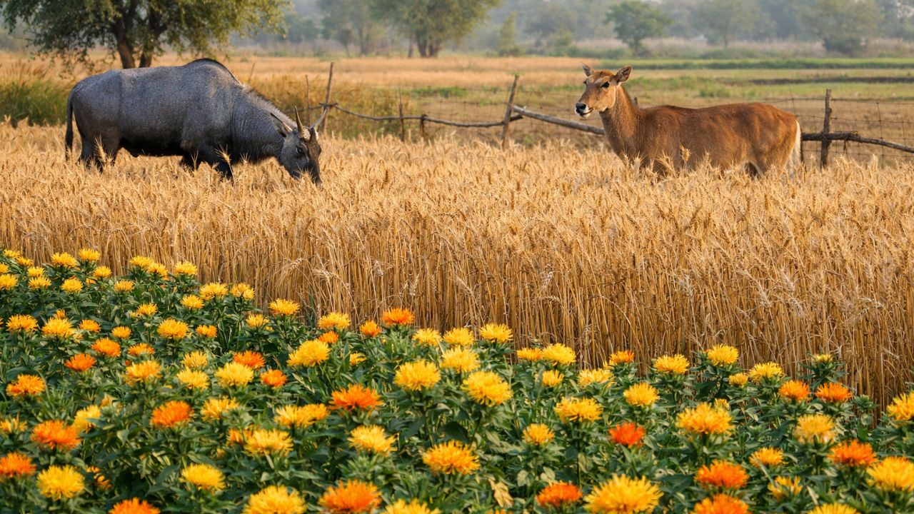 अब नहीं उजड़ेगी गेहूं की फसल! नीलगाय की दुश्मन यह खेती दिलाएगी डबल फायदा