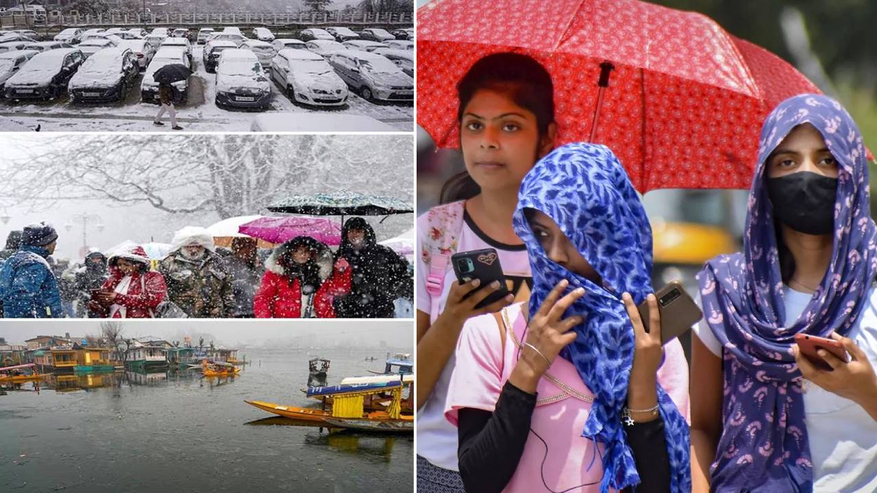 पश्चिमी विक्षोभ से बदला मौसम का मिजाज, पहाड़ों पर बर्फबारी तो दिल्ली-NCR समेत इन राज्यों में बढ़ा पारा