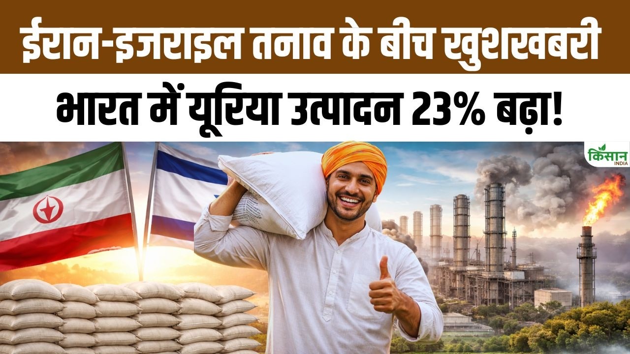 Iran-Israel युद्ध के बीच भारत को राहत, यूरिया उत्पादन 23 फीसदी बढ़ा, किसानों को खेती के लिए बड़ी खुशखबरी