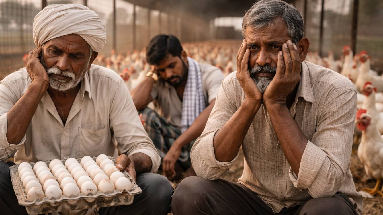 भारत की ‘एग सिटी’ नामक्कल में संकट, अंडों के दाम गिरने से किसानों को रोजाना करोड़ों का नुकसान